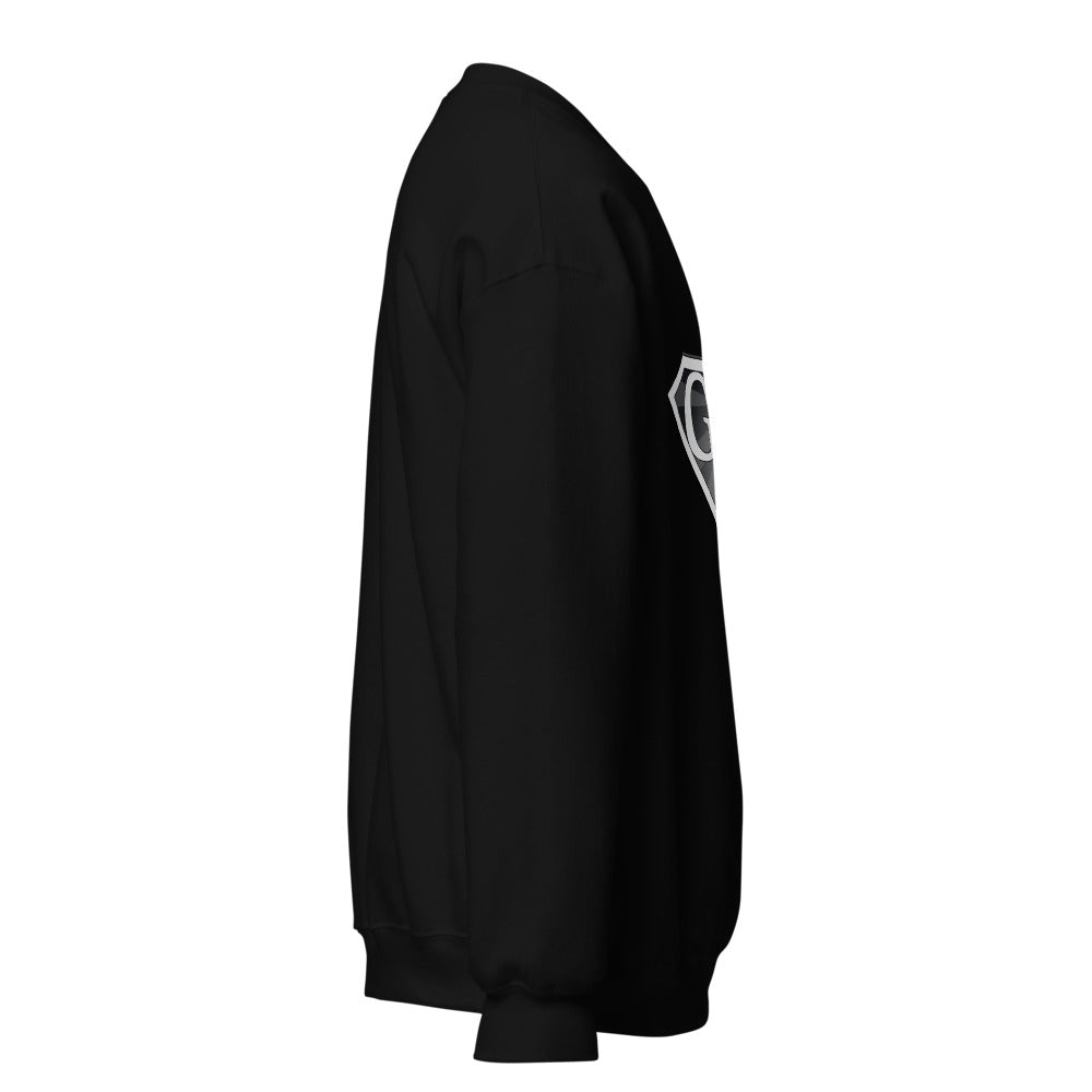 God Is Crewneck Sweatshirt in black