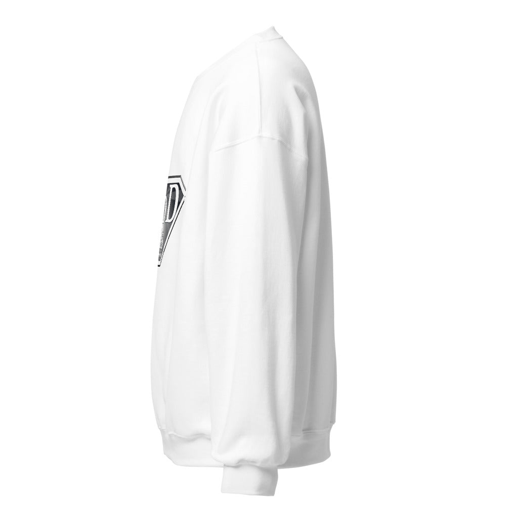 God Is Crewneck Sweatshirt in white