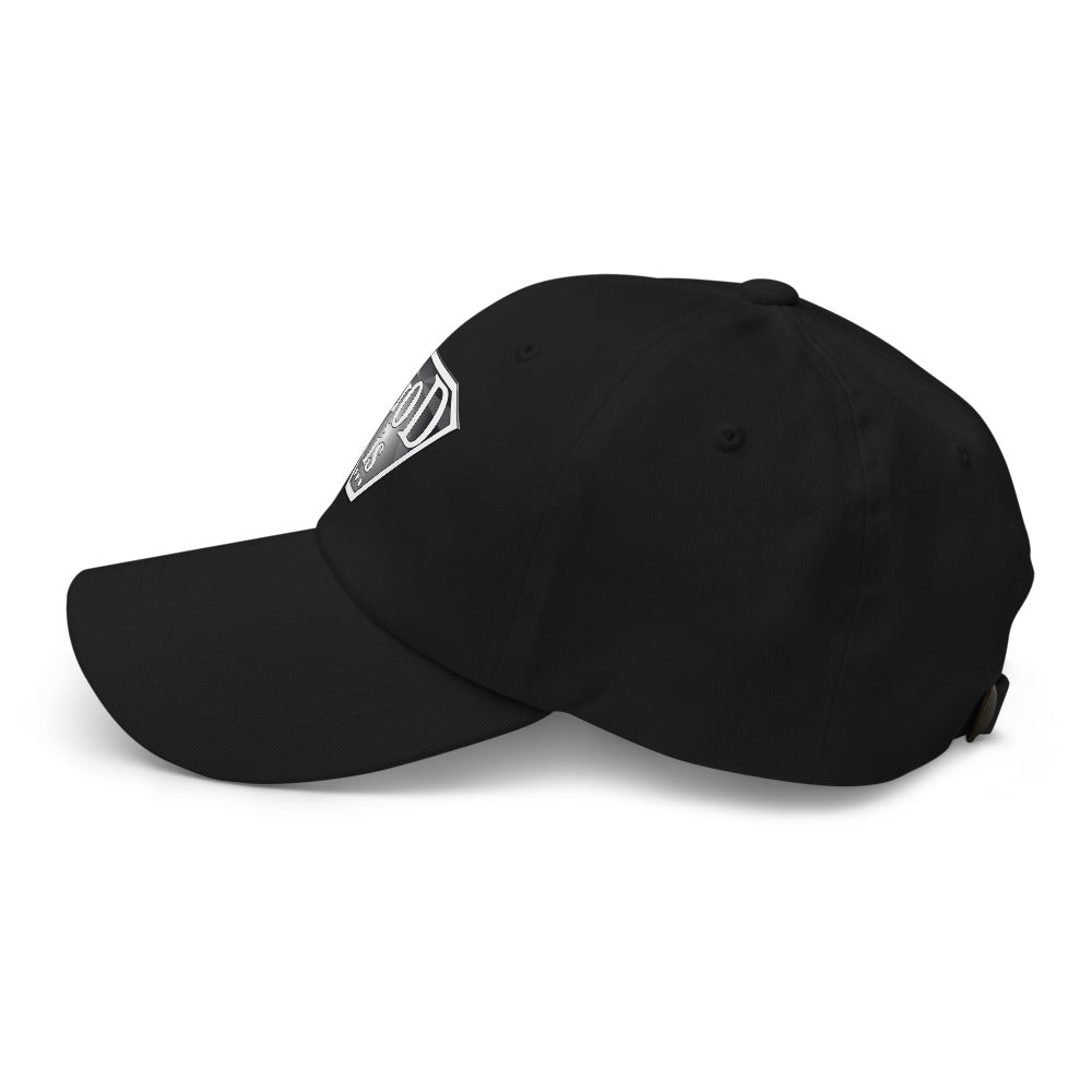 God Is Dad Hat in black