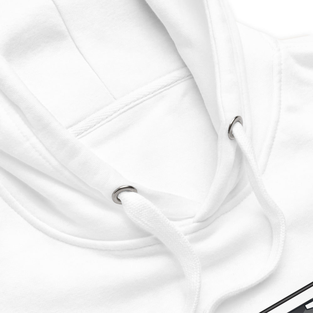 God Is premium hoodie in white