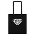 God Is Tote Bag in black