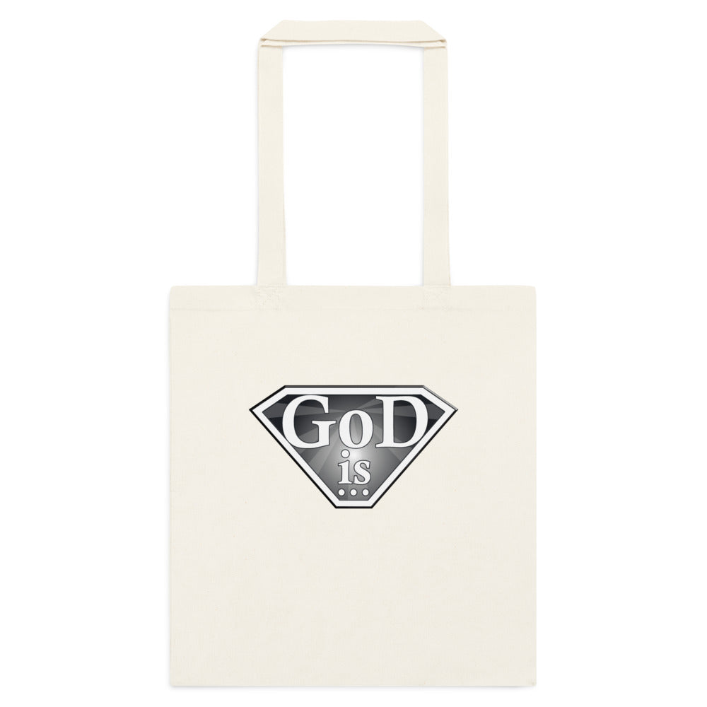 God Is Tote Bag in natural